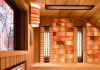 Combined sauna on topfloor