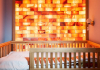 Himalayan salt therapy in children room