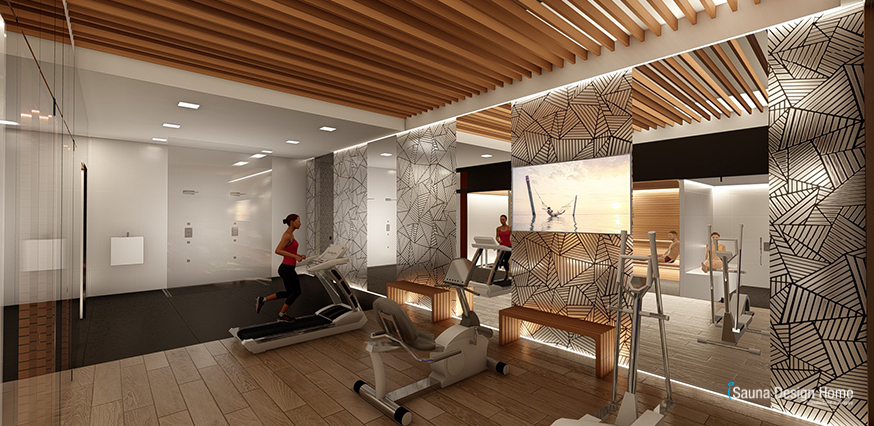 Fitness center indoor ideas