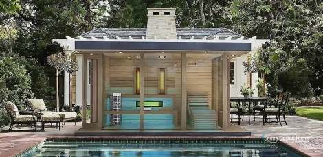 Outdoor sauna