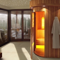 Combined sauna wellness