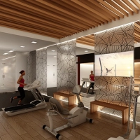 Fitness center indoor ideas