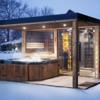 Panorama sauna house