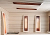 Infrared sauna and finnish sauna building