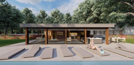 Unique panoramic outdoor sauna house Horizont 2025 Unique panoramic outdoor sauna house Horizont 2025