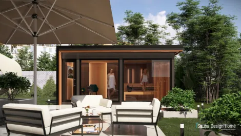 Custom sauna wellness house Custom sauna wellness house