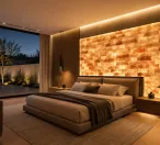 Himalayan salt wall Himalayan salt wall