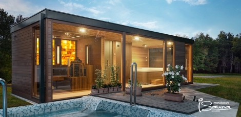 Garden sauna house