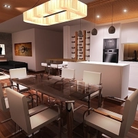 Interior rendering