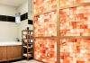 Himalayan salt wall building at home