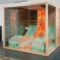 Himalayan salt infrared sauna