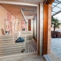 Individual panorama sauna