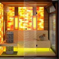 Special indoor sauna - finnish sauna and infrared sauna