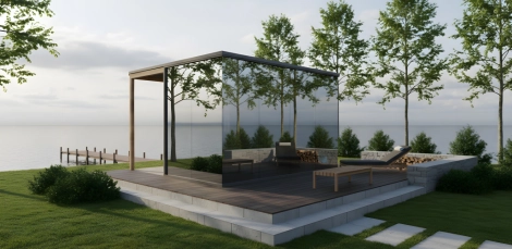 Mirror Glass Sauna Mirror Glass Sauna